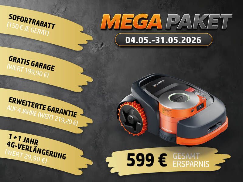 Segway Navimow H2 Mega Paket: Jetzt insgesamt 599 € sparen!