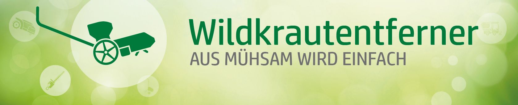 Wildkrautentfernung