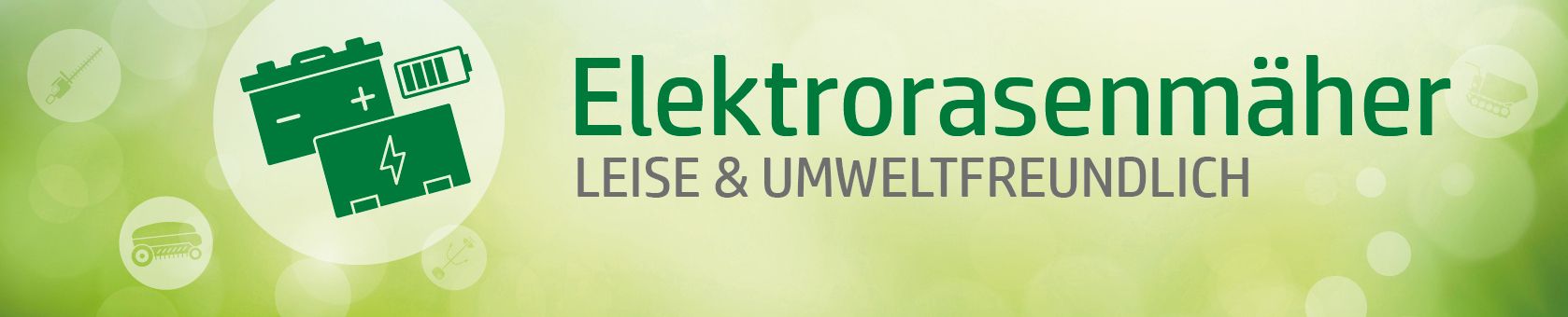 Elektro- und Akkurasenmäher