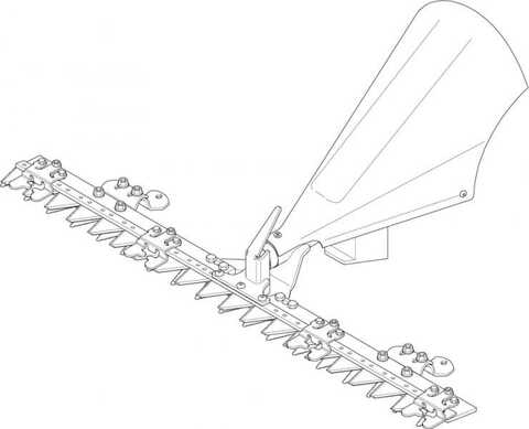 Mähantrieb in Ölbad m. Balken