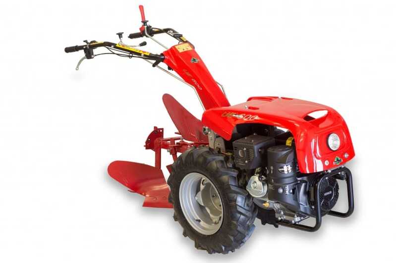 Universaleinachser, Einachsgerät Herkules UE 600 mit Benzinmotor und Wendeholm, Elektrostart