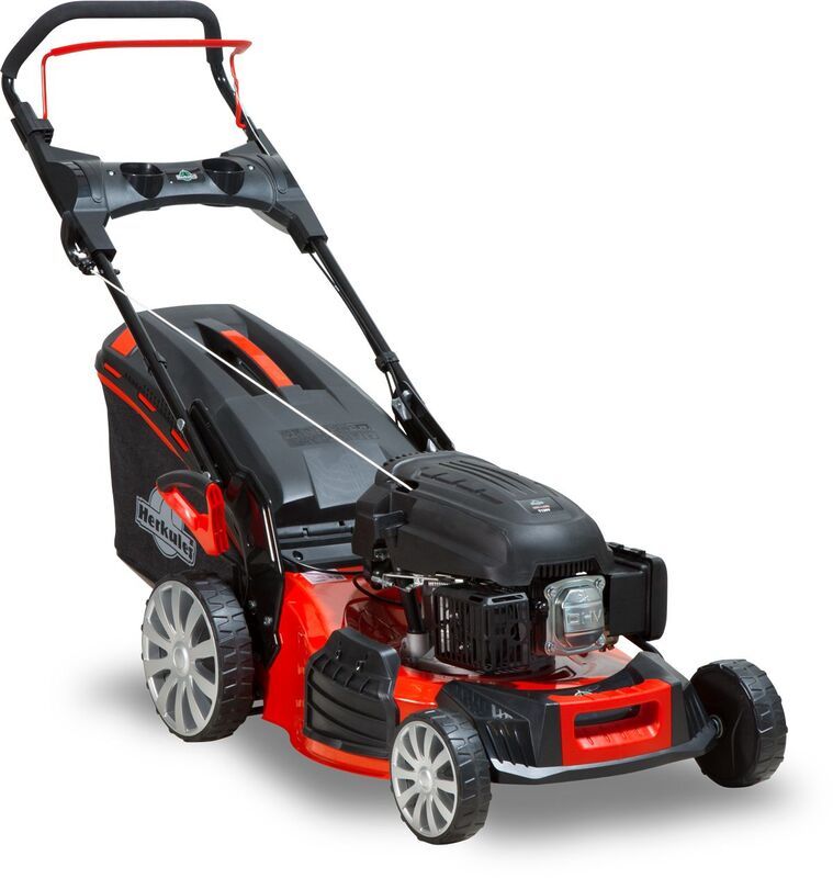 Herkules Rasenmäher mit Stahlgehäuse und Benzinmotor